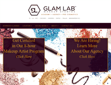 Tablet Screenshot of glamlabmakeupstudios.com